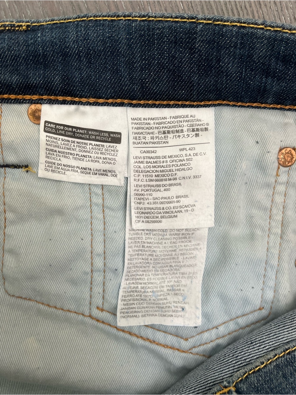 Levi's Men's Dark Blue Bootcut Jeans Vintage 527 - Picture 8 of 8